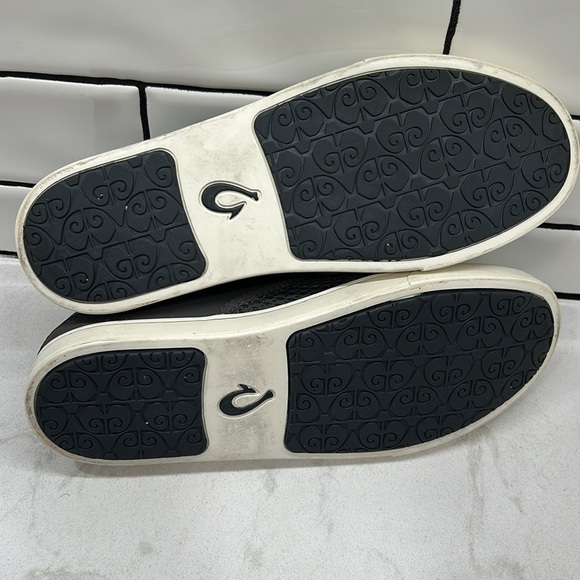 Olukai Pehuea Womens Size US 9.5 Gray Mesh Slip On Loafers Beach Comfort Shoes - Picture 9 of 14